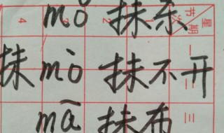 抹组词 抹组词有哪些