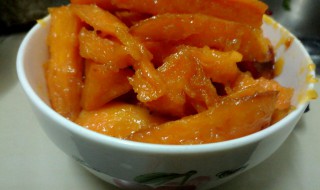 如何制作好吃的蜜汁红薯块 蜜汁红薯块的做法