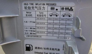 上汽斯柯达明锐2019款邮箱盖上的胎压怎么看? 明锐看胎压需要注意什么？