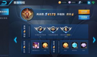 王者荣耀贵族等级 王者荣耀贵族等级制度介绍