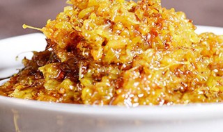 桂花怎么做桂花酱 桂花酱制作步骤