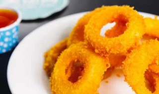 咖喱洋葱圈如何做 做咖喱洋葱圈教程