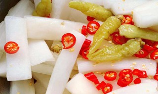 开胃萝卜条怎么做 开胃萝卜条的做法