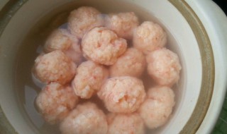 时蔬虾丸做法步骤 如何做时蔬虾丸