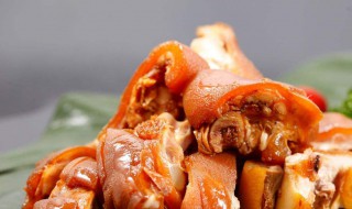 怎样做卤猪蹄 做卤猪蹄方法介绍