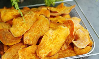 红薯的脆片怎么做 红薯脆片的做法