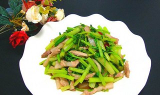 芹菜怎么做脆脆的 芹菜炒肉的做法介绍