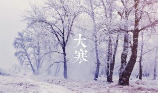 节气大寒的别称 节气大寒的别称叫什么