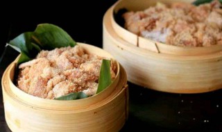 粉蒸肉怎么做多汁 多汁粉蒸肉做法如下