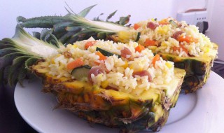 什锦菠萝炒饭步骤 怎么做什锦菠萝炒饭