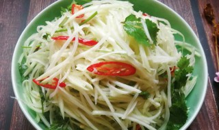 木瓜丝是不是水果木瓜做的 凉拌木瓜丝做法