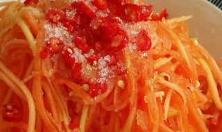 新鲜木瓜怎么做木瓜丝 新鲜木瓜如何做木瓜丝