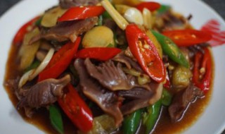 香炒鸭胗怎么做 香炒鸭胗的做法