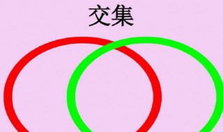什么是交集 交集是什么意思