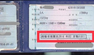 车辆检验有效期什么意思 有谁知道吗