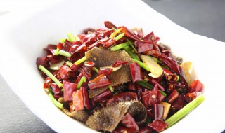 生毛肚怎么炒 爆炒毛肚做法