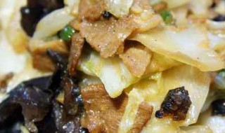 猪肉炒白菜如何做 做猪肉炒白菜窍门