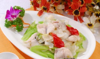 西芹炒鱼片窍门 西芹炒鱼片的做法步骤