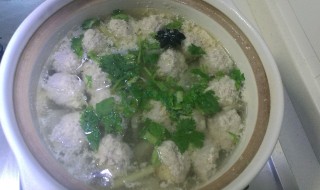 如何做砂锅丸子汤 砂锅丸子汤的做法步骤