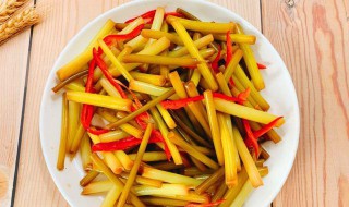 糖醋蒜苔的腌制方法 糖醋蒜苔的做法