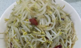 家常醋溜豆芽的做法 怎样做家常醋溜豆芽