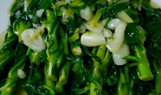 花草怎么炒 花草做法介绍