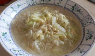骨汤白菜面条怎么做 骨汤白菜面条的做法介绍