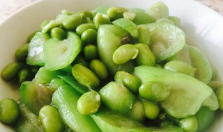 怎么做丝瓜扁尖炒毛豆 丝瓜扁尖炒毛豆怎么做