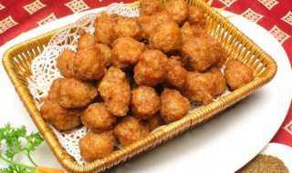 如何做油炸肉丸子 油炸肉丸子做法介绍