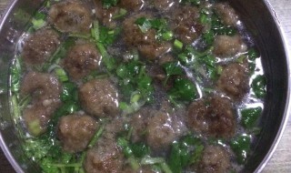 牛肉丸子汤的制作方法及配方 牛肉丸子汤的做法