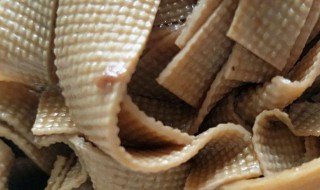 干豆皮的卤制方法 如何制作干豆皮的卤制