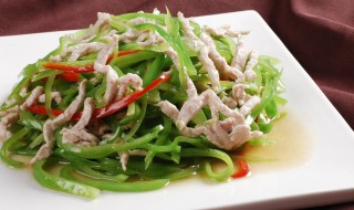 青椒肉丝的做法步骤 青椒肉丝的好吃做法