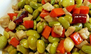 香菇毛豆炒肉的做法 香菇毛豆炒肉的做法与步骤