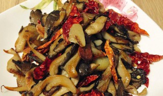 干煸平菇的做法 如何做干煸平菇