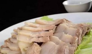水煮白肉如何做 水煮白肉的烹饪方法