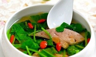 白菜菠菜猪肝汤怎么做 白菜菠菜猪肝汤的做法