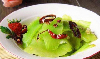 炝青笋如何做 炝青笋的烹饪方法