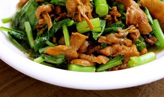 干菜心炒肉丝如何做 怎么做干菜心炒肉丝