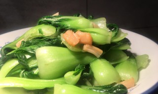 干贝小白菜做法窍门 干贝小白菜怎么做好吃呢