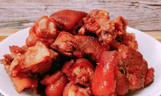 酱香猪手做法步骤 如何做酱香猪手