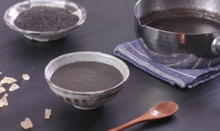 自制黑芝麻糊的做法 自己怎么做黑芝麻糊