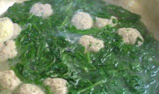 菠菜瘦肉丸怎么做（菠菜瘦肉丸怎么做汤）
