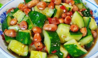 花生能和黄瓜一起吃吗（花生能和黄瓜一起吃吗早餐）