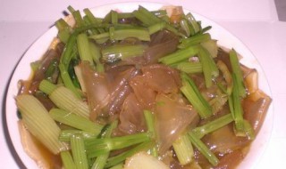 如何做芹菜炒粉皮好吃 西芹炒粉皮怎么做