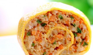 胡萝卜肉卷如何做 胡萝卜炒肉卷的家常做法