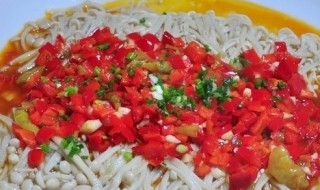 剁椒金针菇家常做法 剁椒金针菇家常做法大全