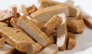 怎么炒豆腐皮好吃 豆腐皮怎么炒着吃