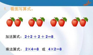 所有的加法算式都可以写成乘法算式对吗? 你知道吗