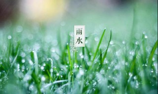 雨水节气特点 雨水节气特点简述