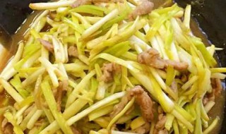 如何做牛肉丝炒蒜苗 如何做牛肉丝炒蒜苗窍门